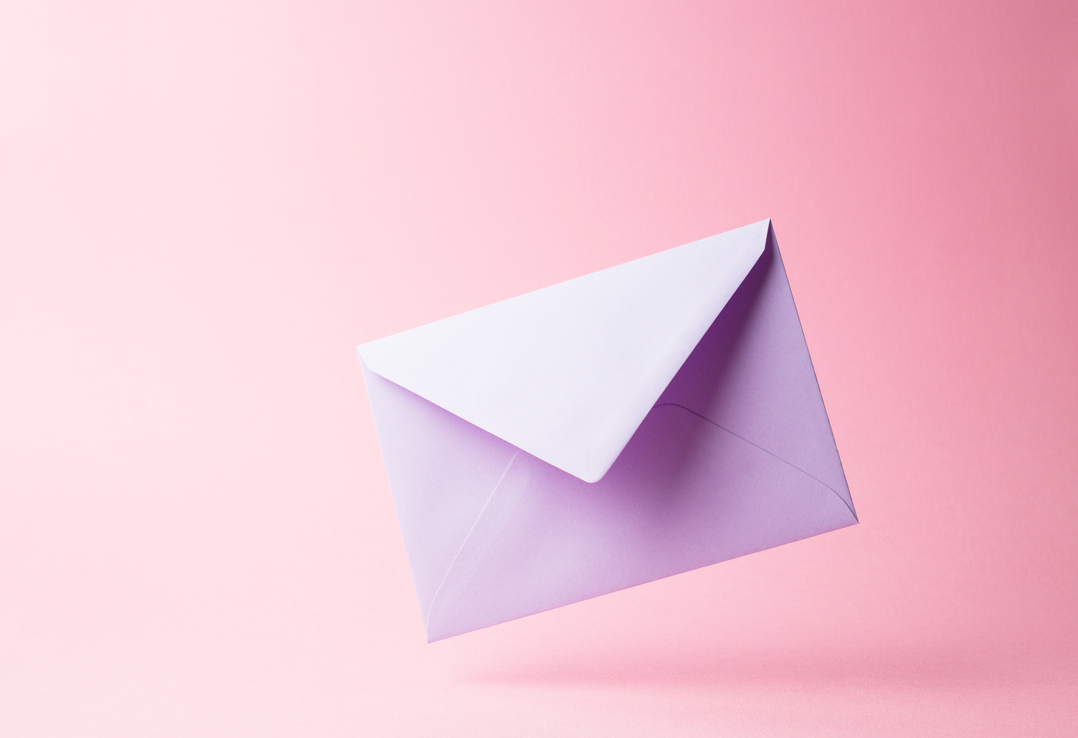 Floating Purple Envelope